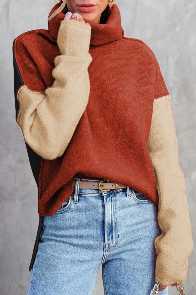 Pale Chestnut Knit Sweater - Image 12