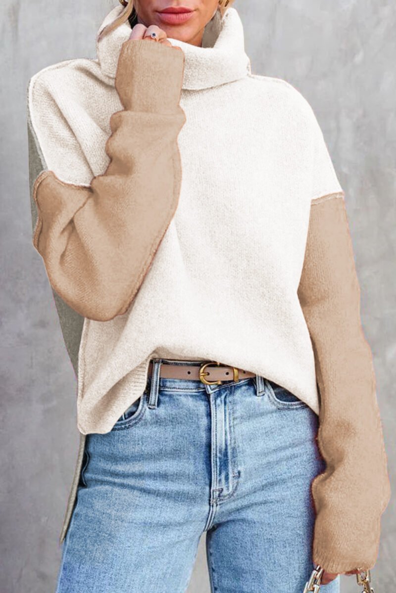 Pale Chestnut Knit Sweater - Image 18