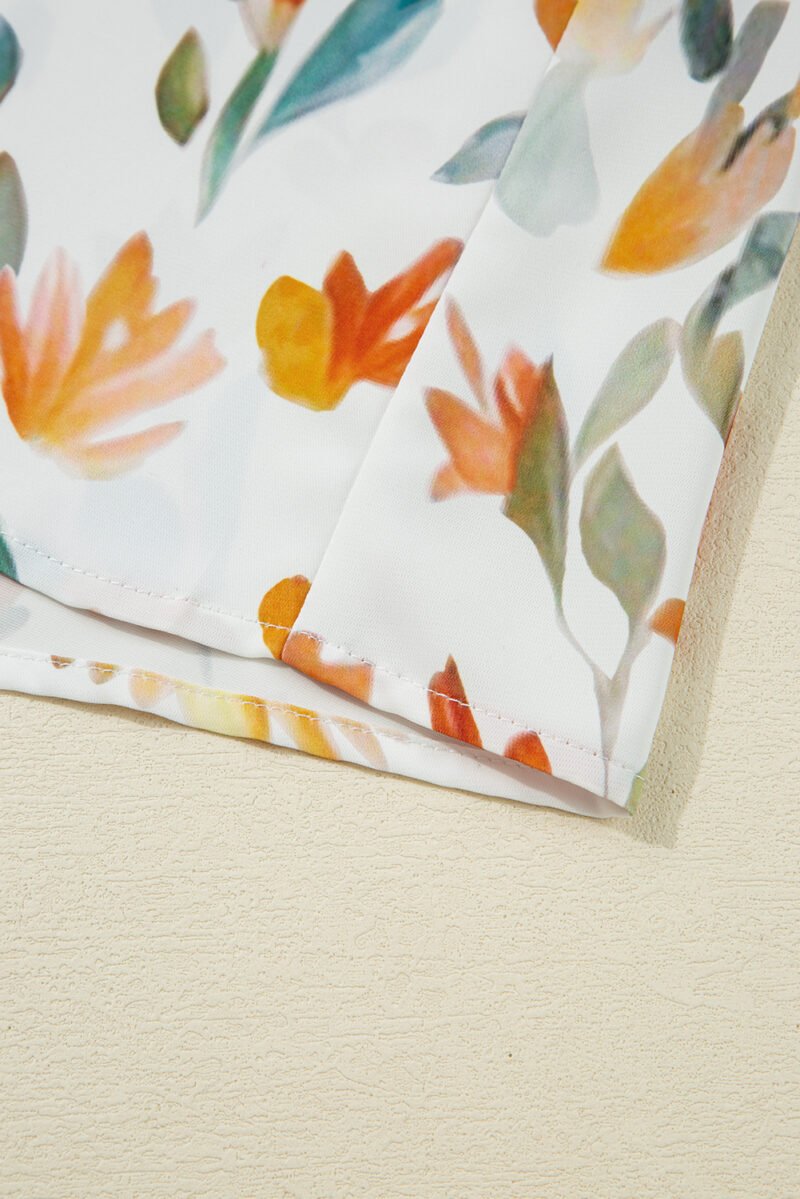 Almond Bloom Mini Dress - Image 12