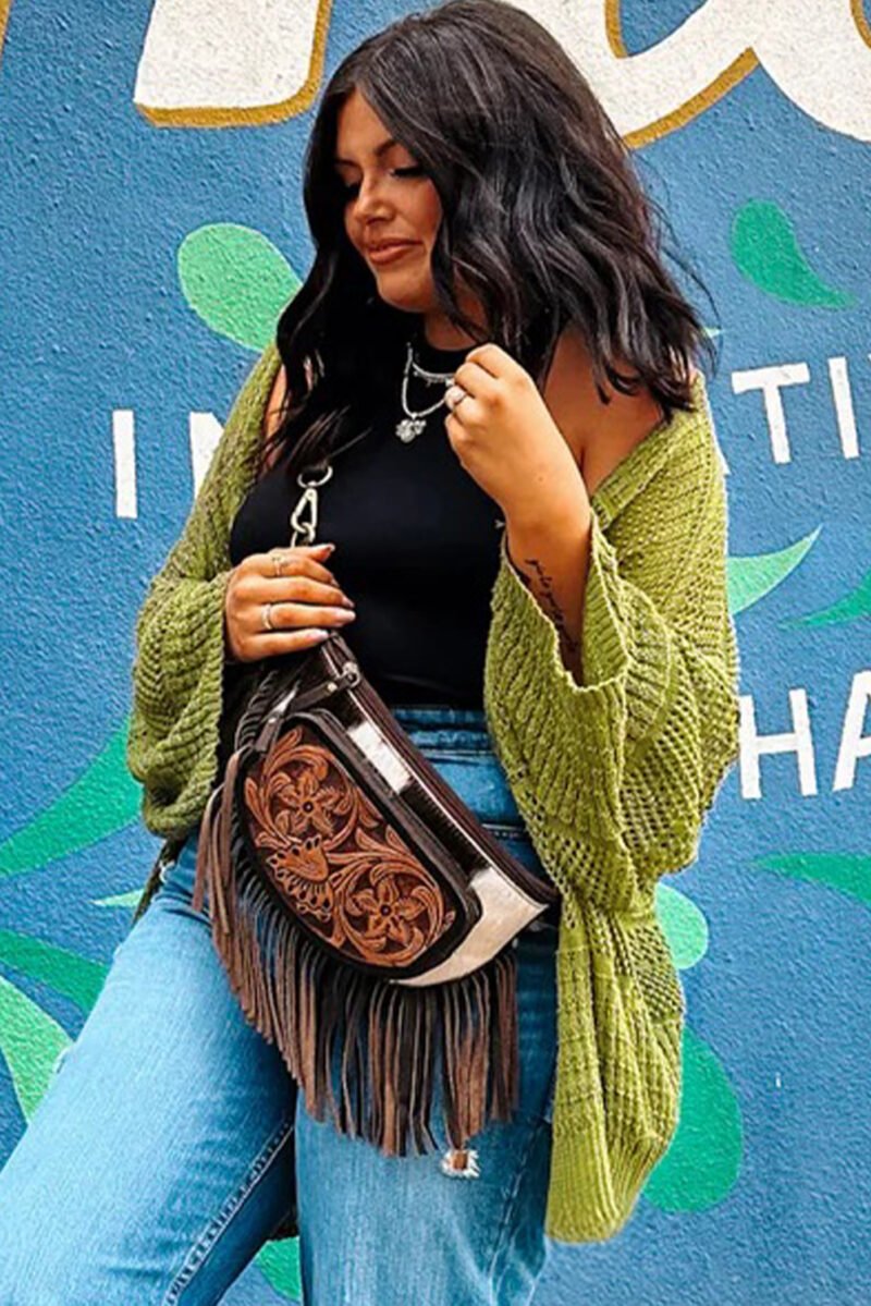 Spinach Open Cardigan - Image 5