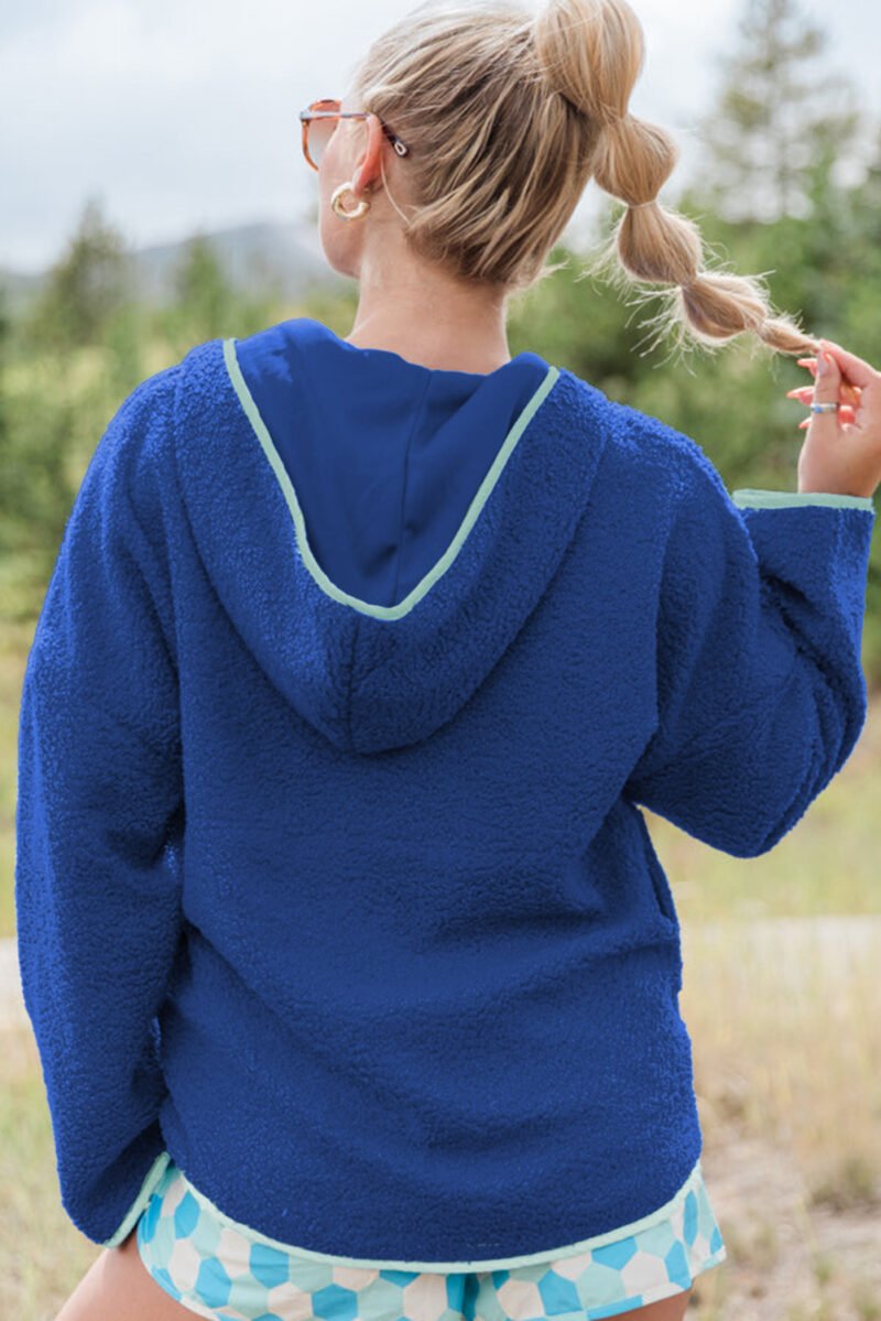 Sky Blue Sherpa Pullover - Image 2