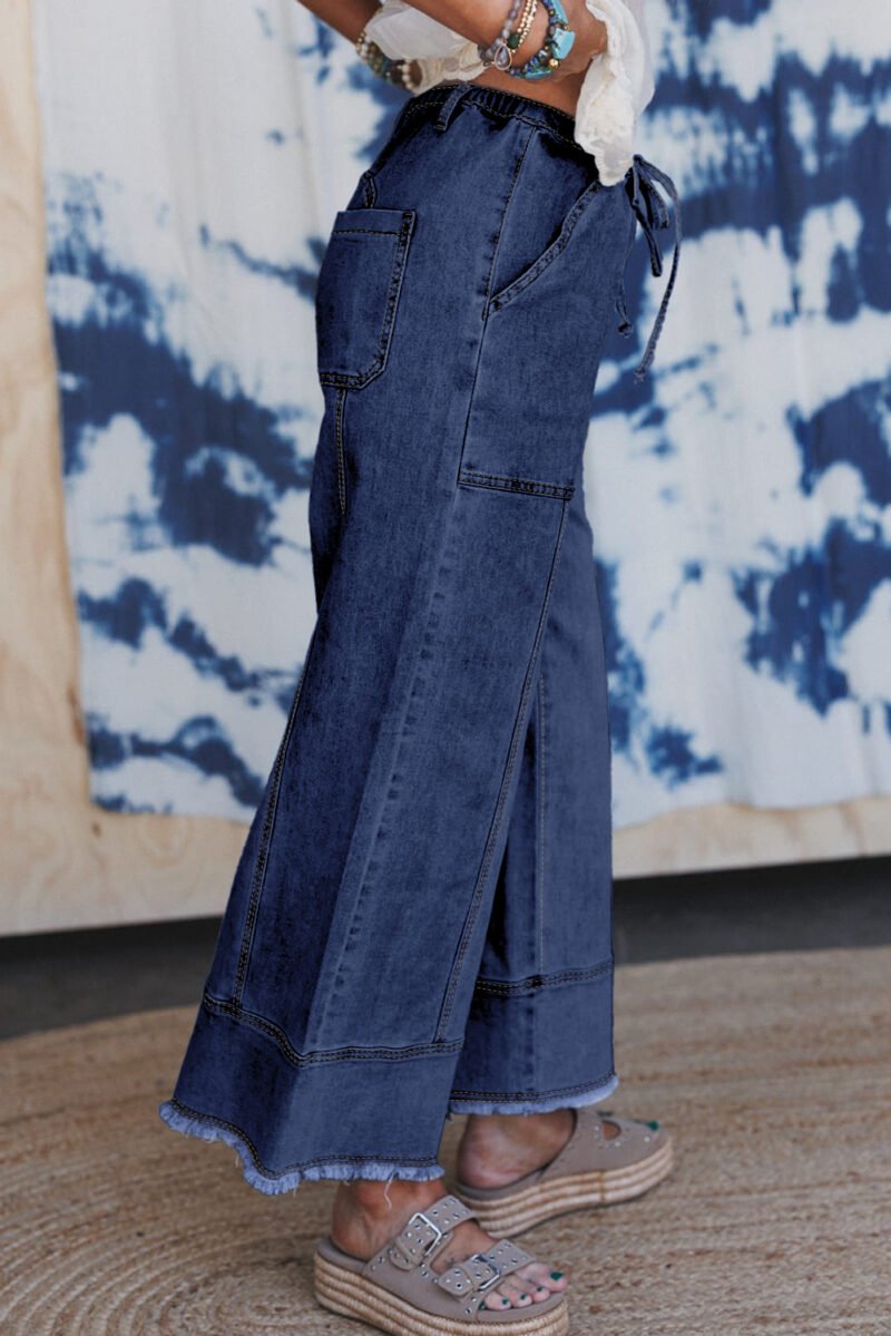 Prussian Blue Denim Pants - Image 3
