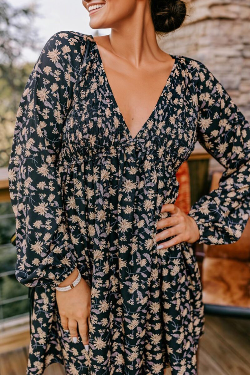 Smoke and Bloom Babydoll Dress