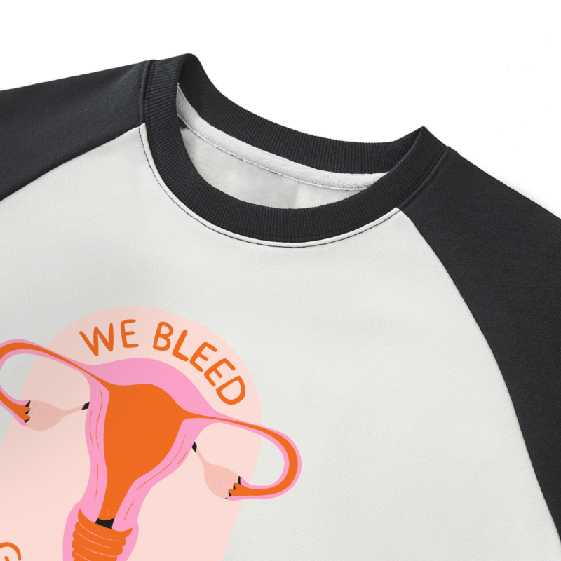Get Over It Raglan Crop Sweat Shirt - Image 14
