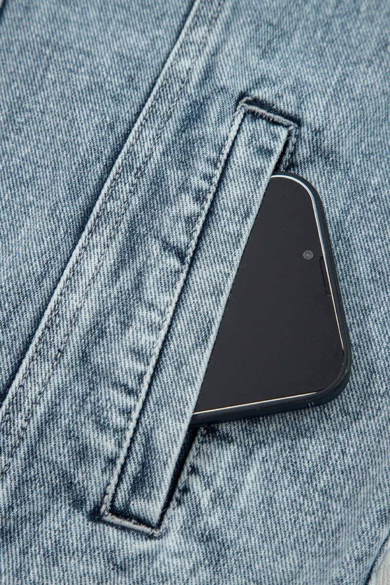 Demi Frayed Denim Vest - Image 6