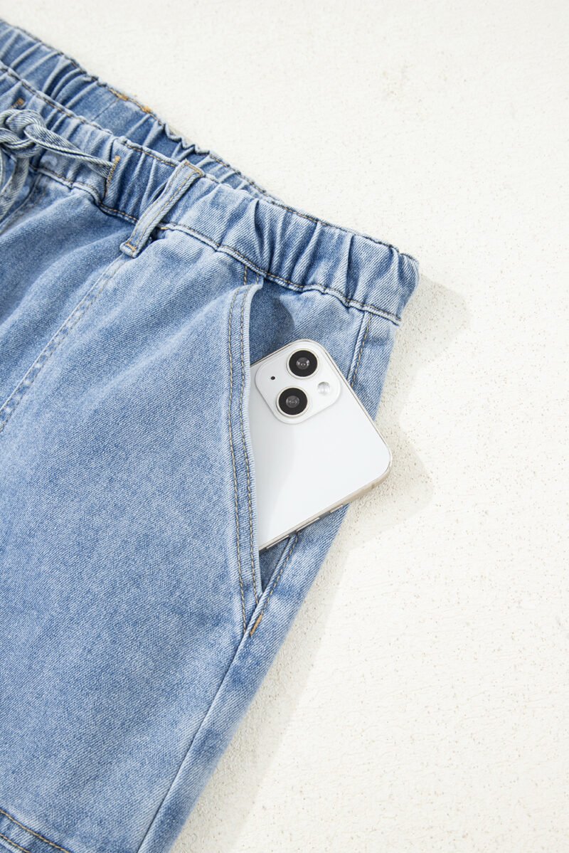 Prussian Blue Denim Pants - Image 10