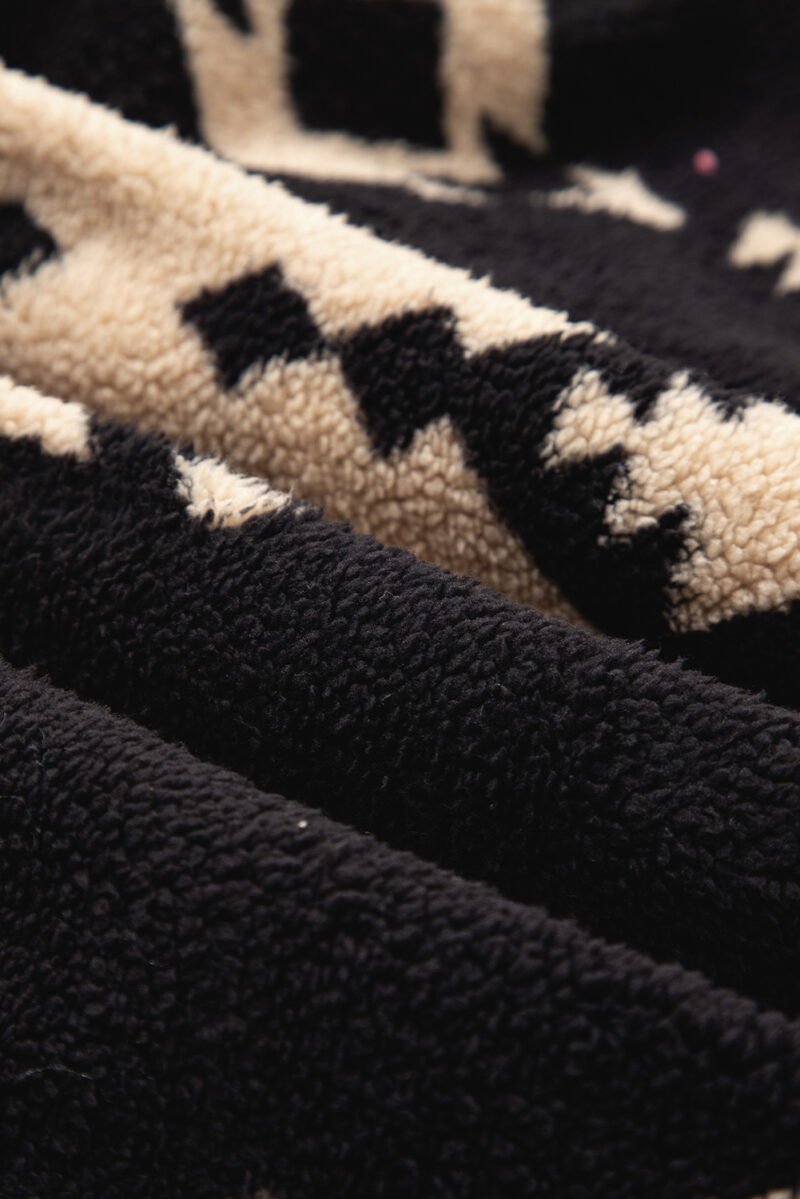 Black Western Half Zip Fleece - Image 11