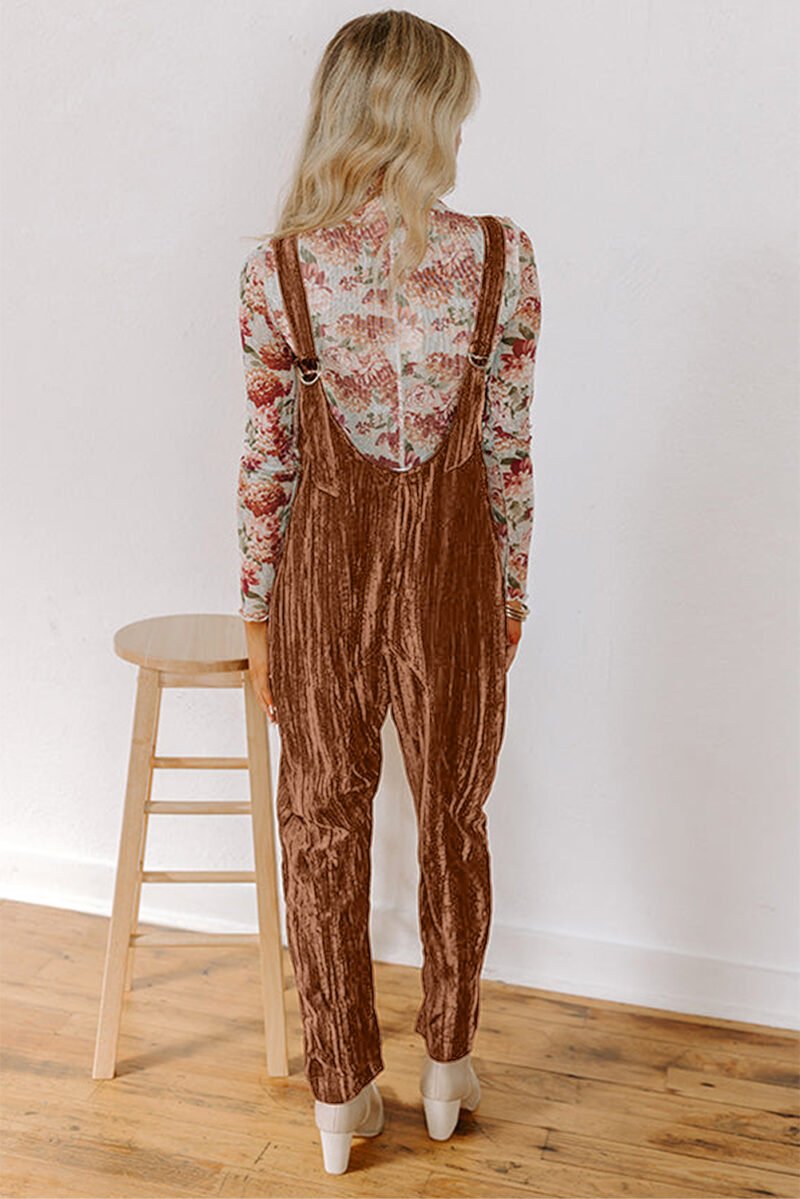 Velvet Coffee Jumpsuit - Image 2