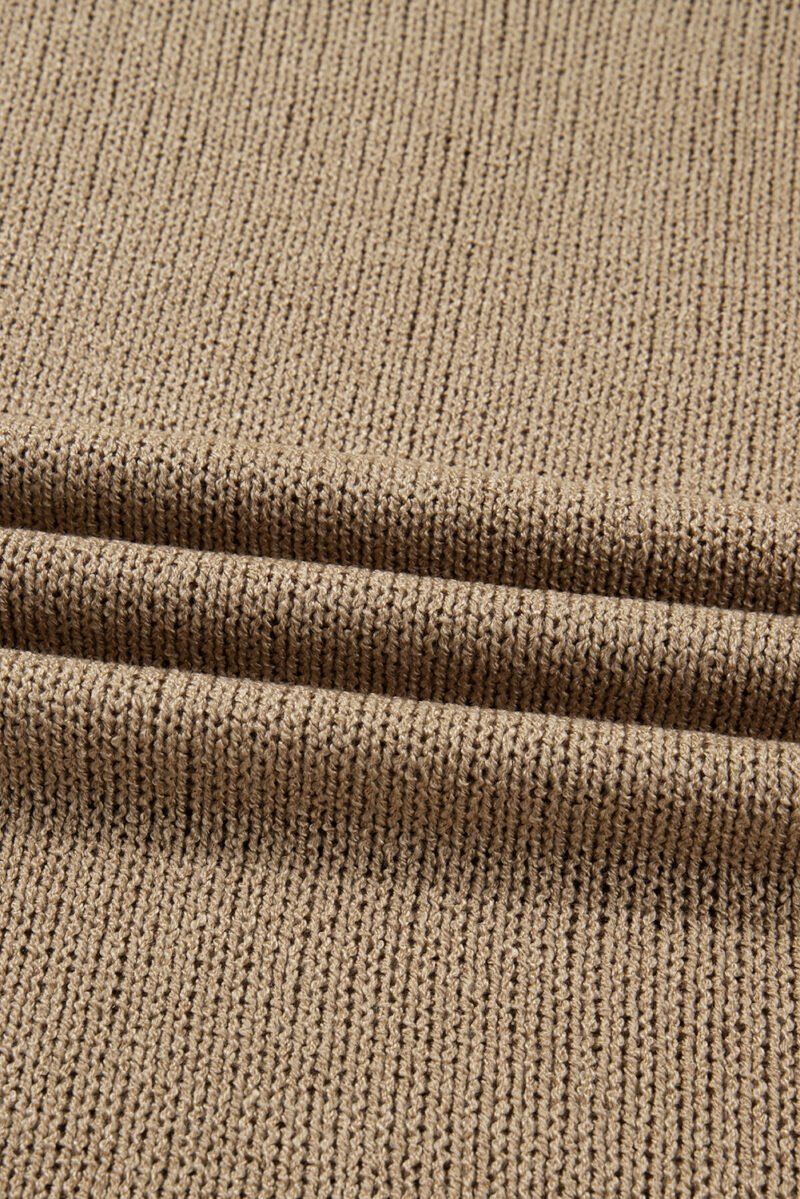 Carmel Slouchy Sweater Dress - Image 8