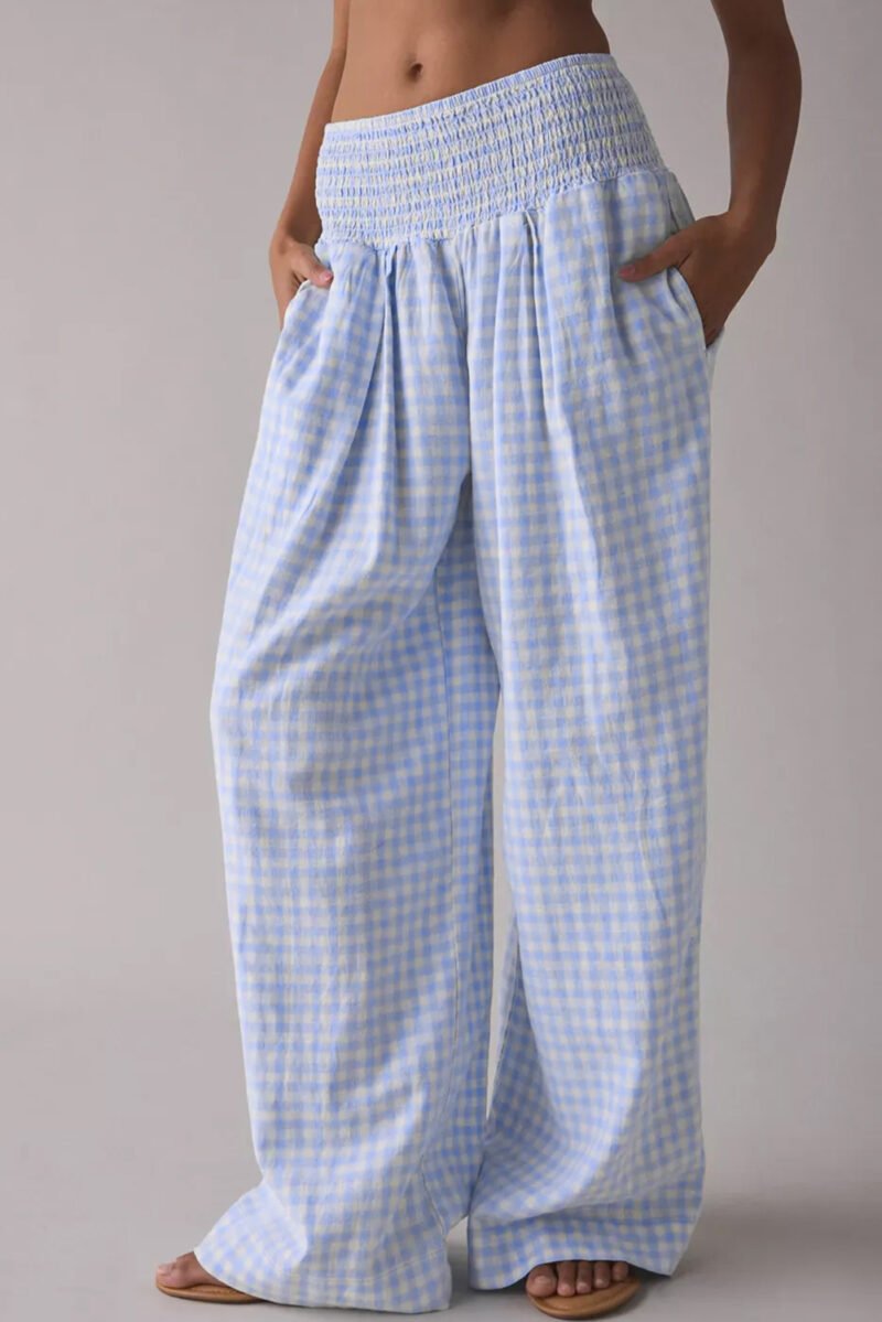 Gingham Slouch Pants - Image 3