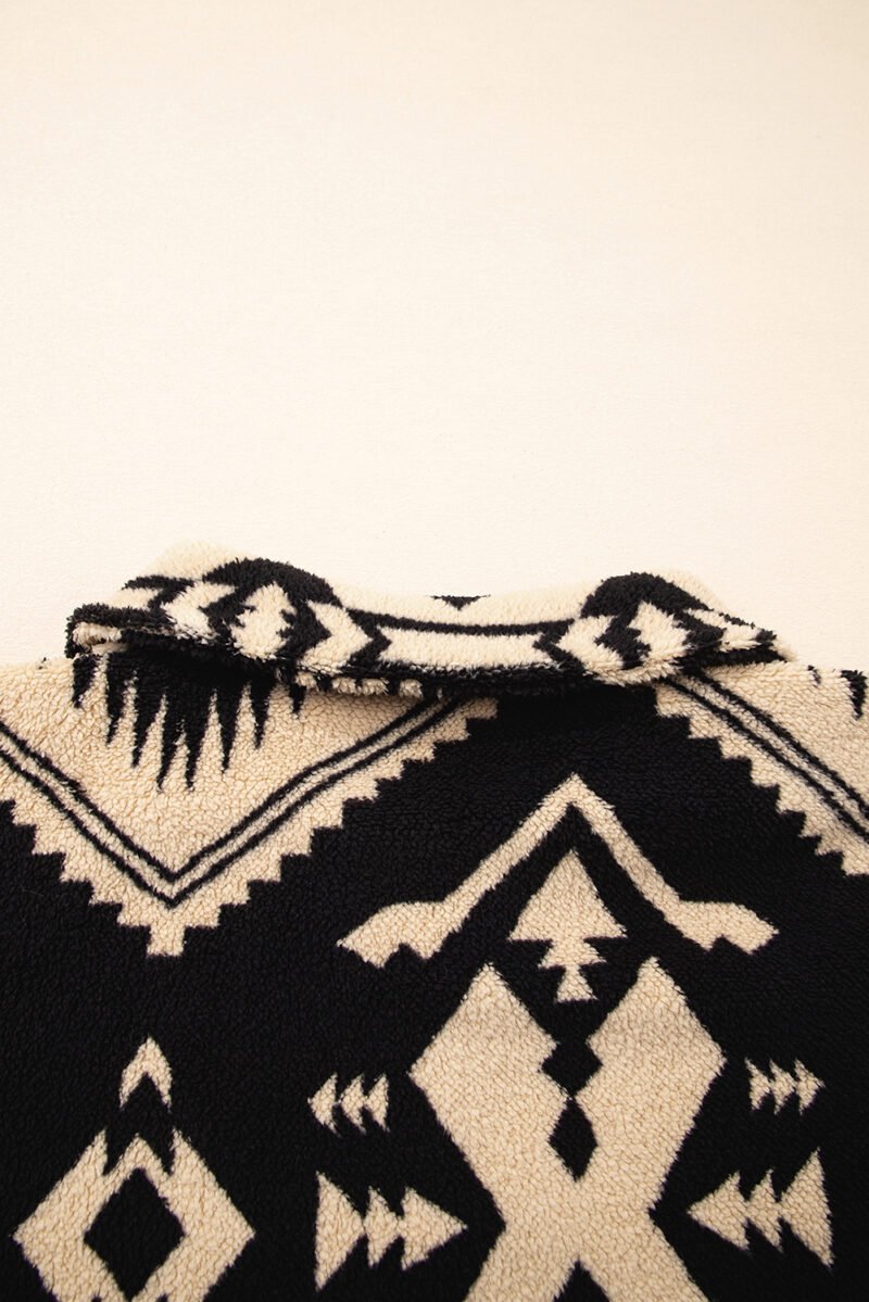 Black Western Half Zip Fleece - Image 10