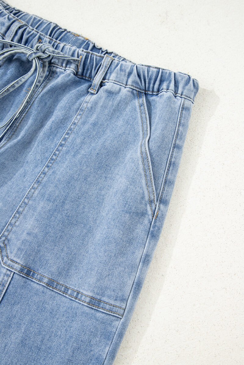 Prussian Blue Denim Pants - Image 9