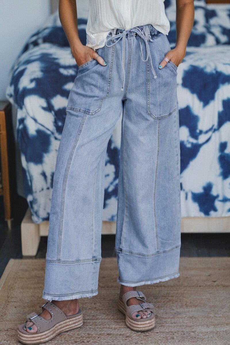 Prussian Blue Denim Pants - Image 4