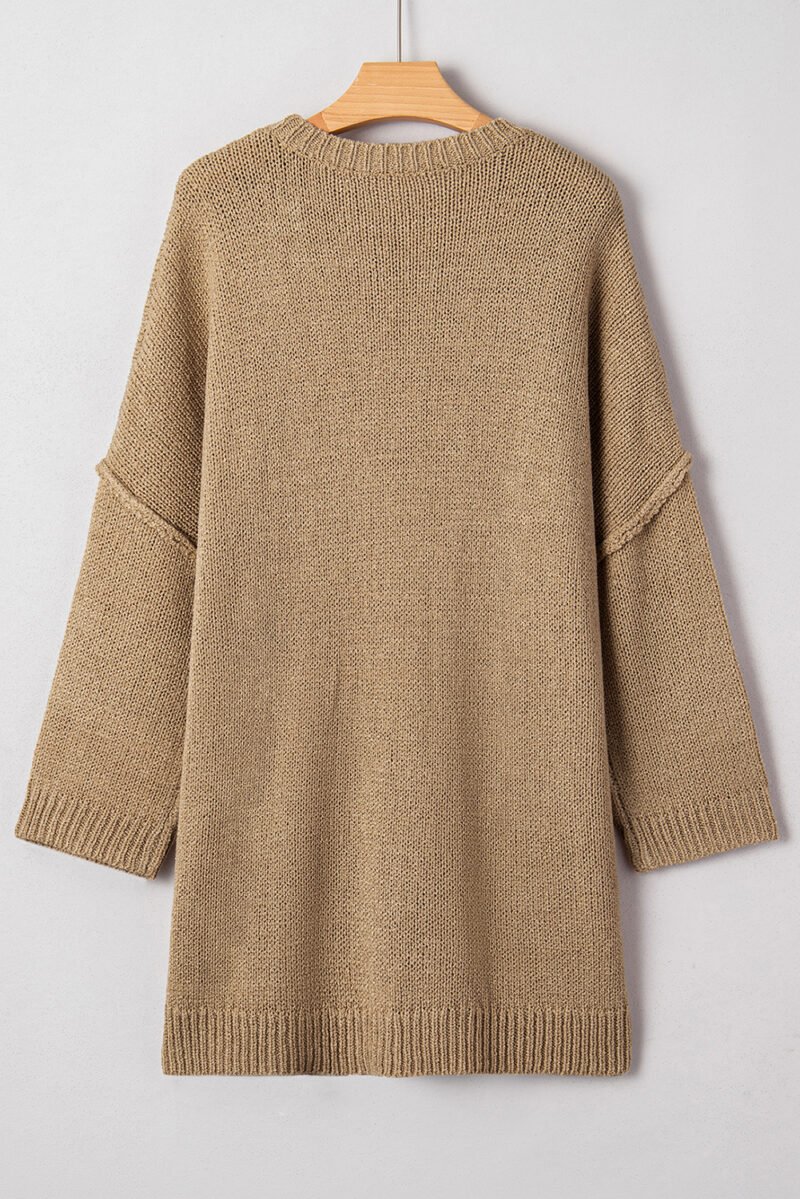 Carmel Slouchy Sweater Dress - Image 4