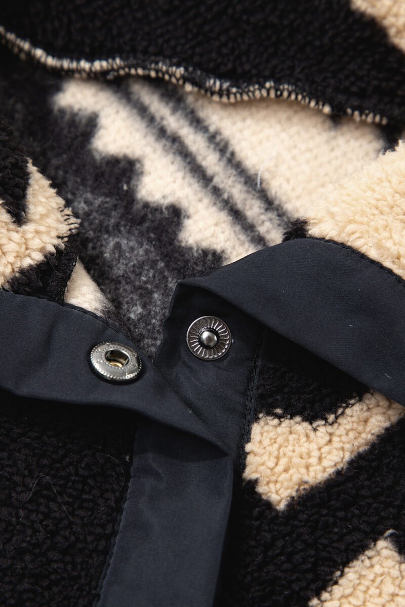Black Western Half Zip Fleece - Image 6