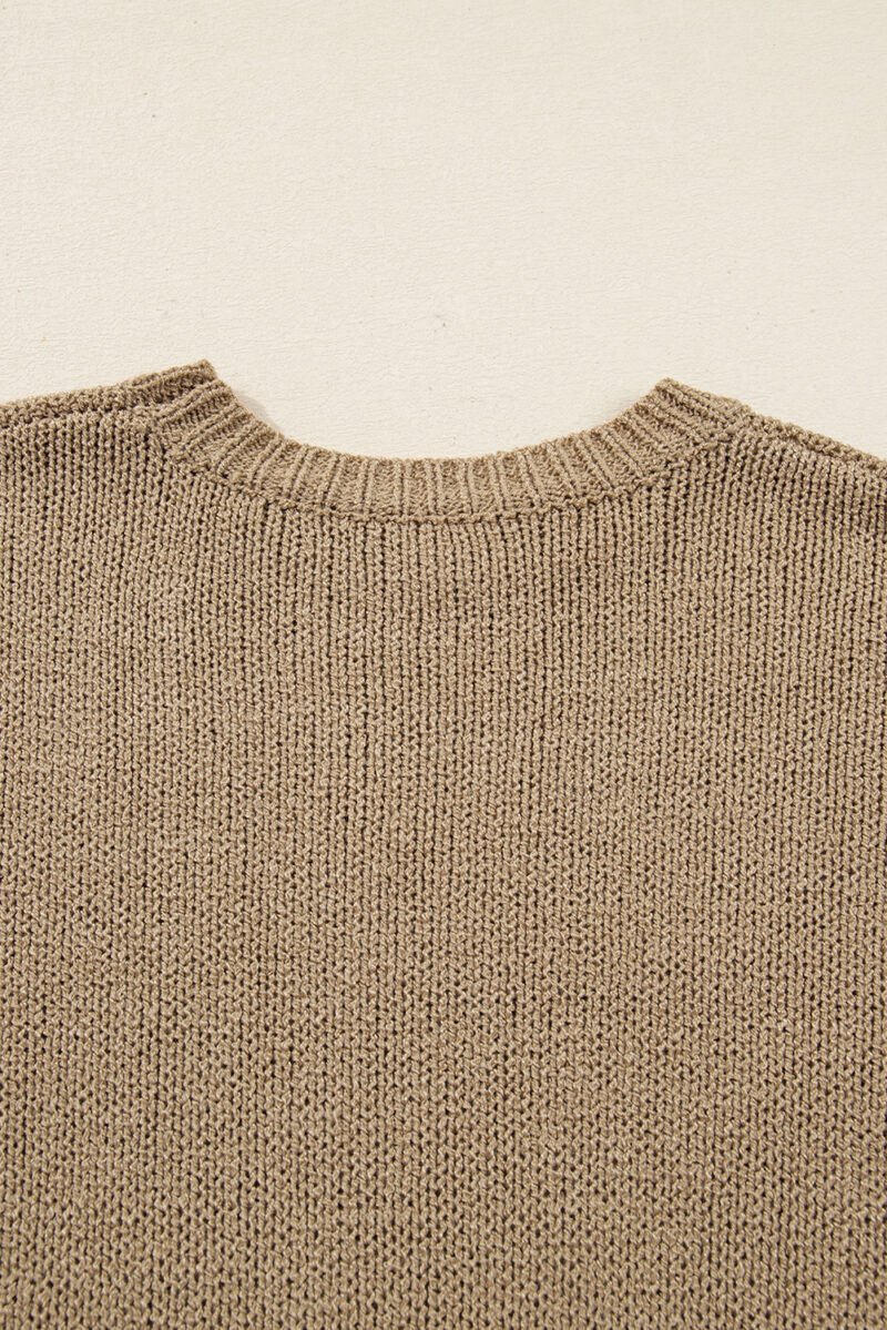 Carmel Slouchy Sweater Dress - Image 6