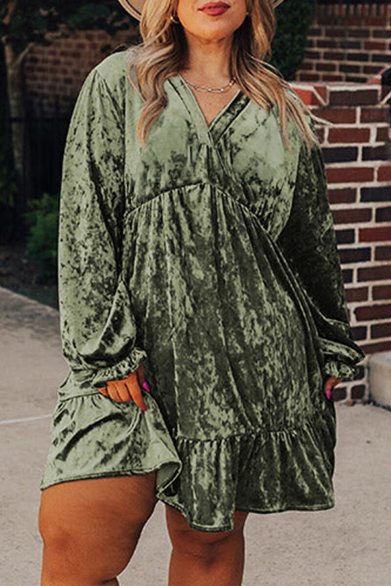 Chocolate Velvet Dress - Image 14