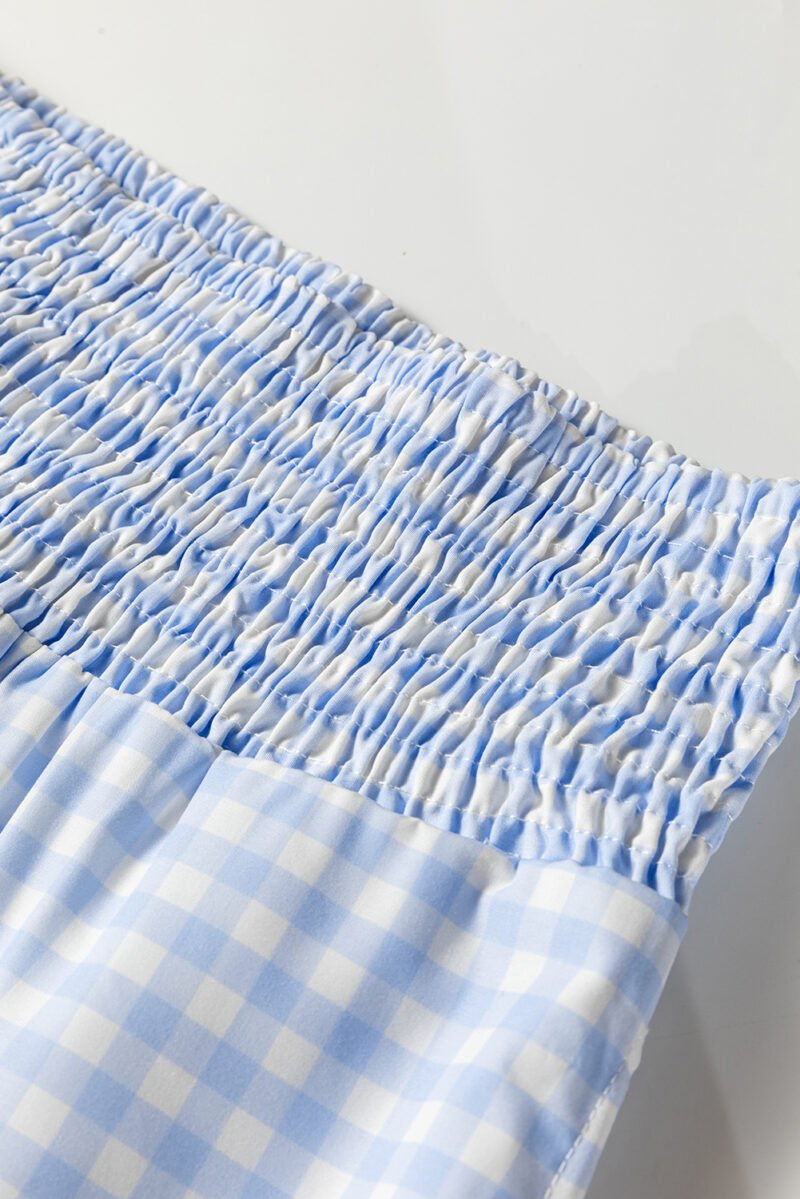 Gingham Slouch Pants - Image 11