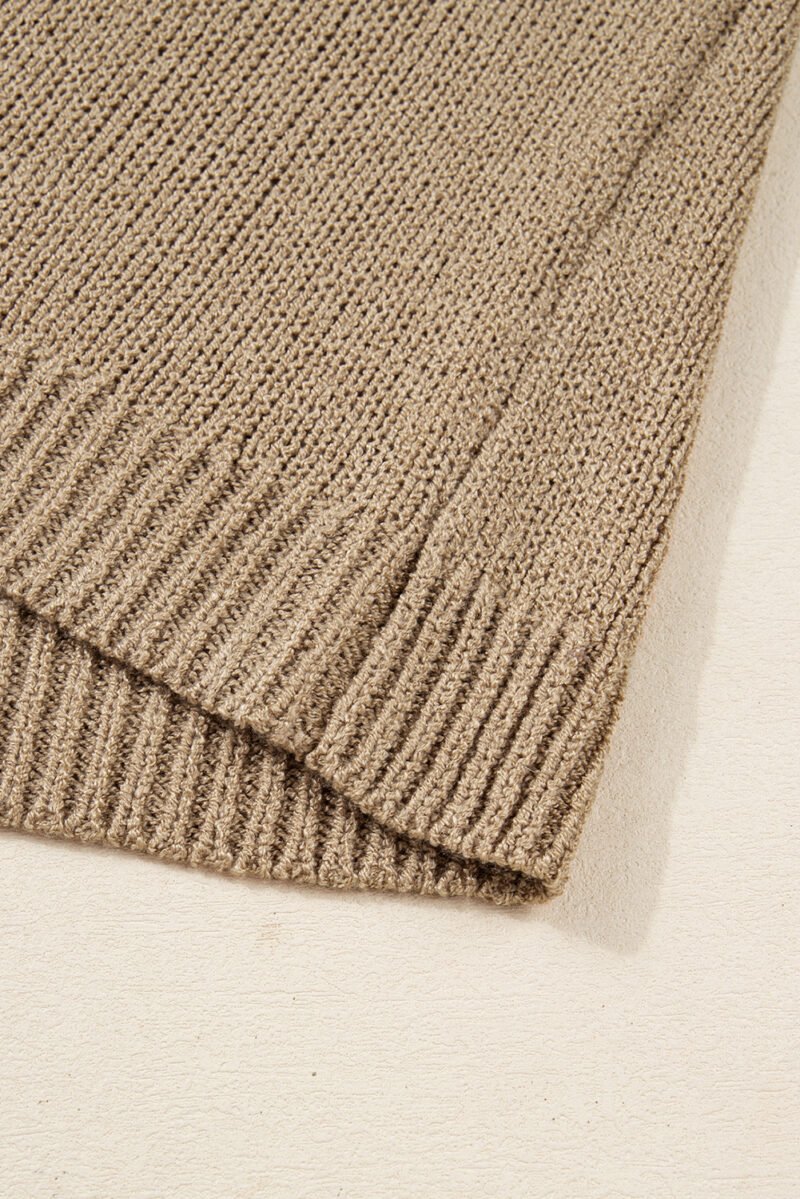 Carmel Slouchy Sweater Dress - Image 9