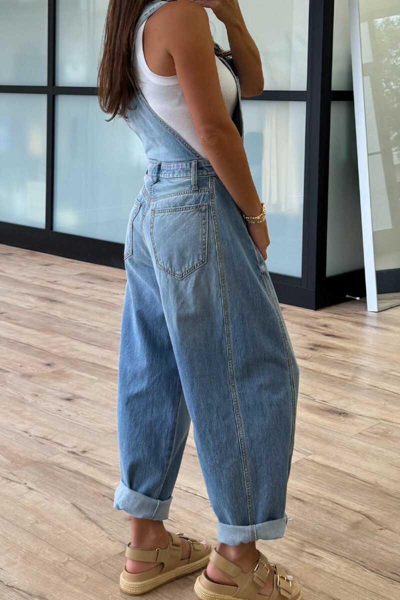 Barrel Denim Overalls - Image 2