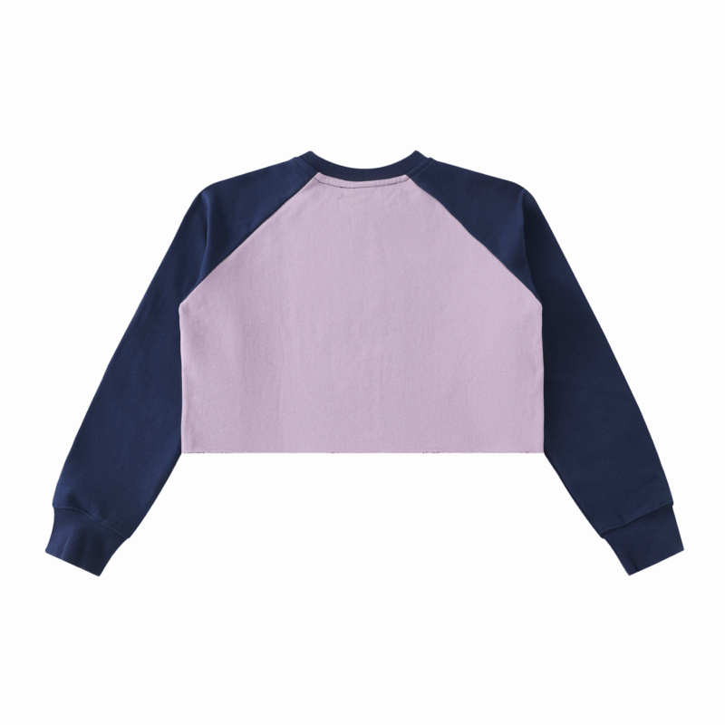 Get Over It Raglan Crop Sweat Shirt - Image 7