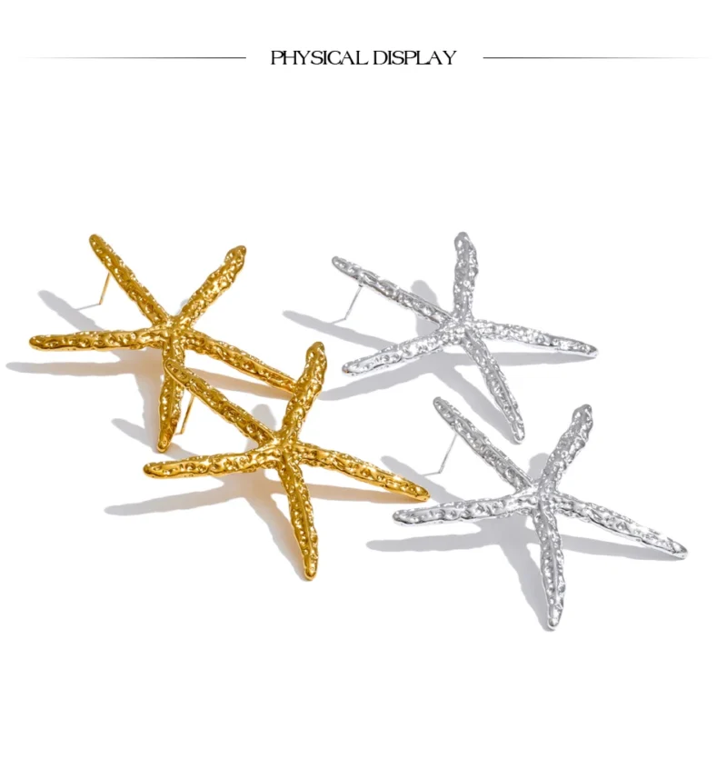 Gilded Sea Star Earrings - Image 8