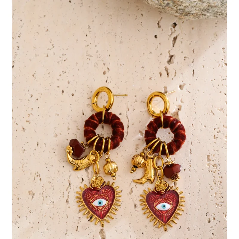 Velvet Tudor Earrings - Image 2