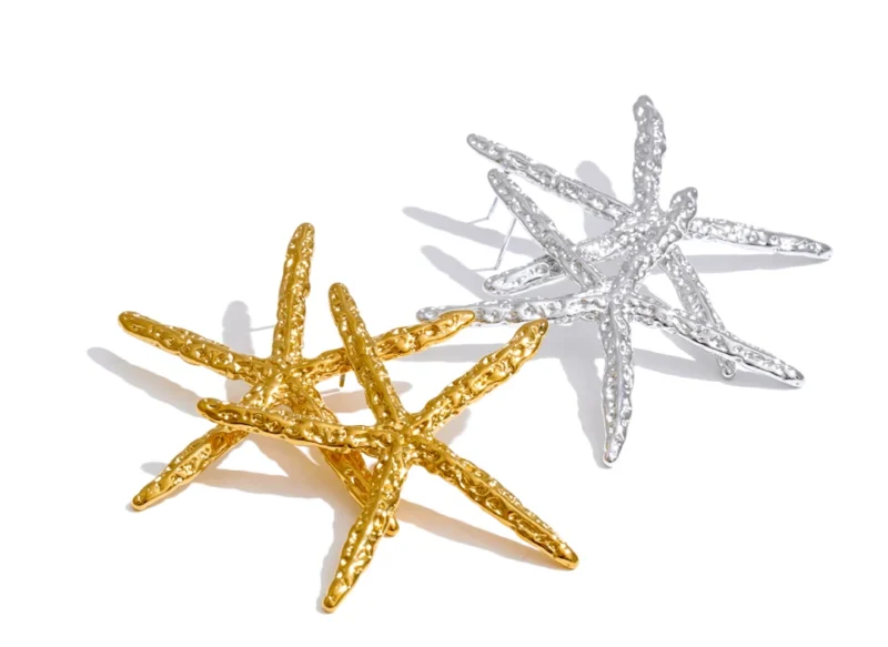 Gilded Sea Star Earrings - Image 7