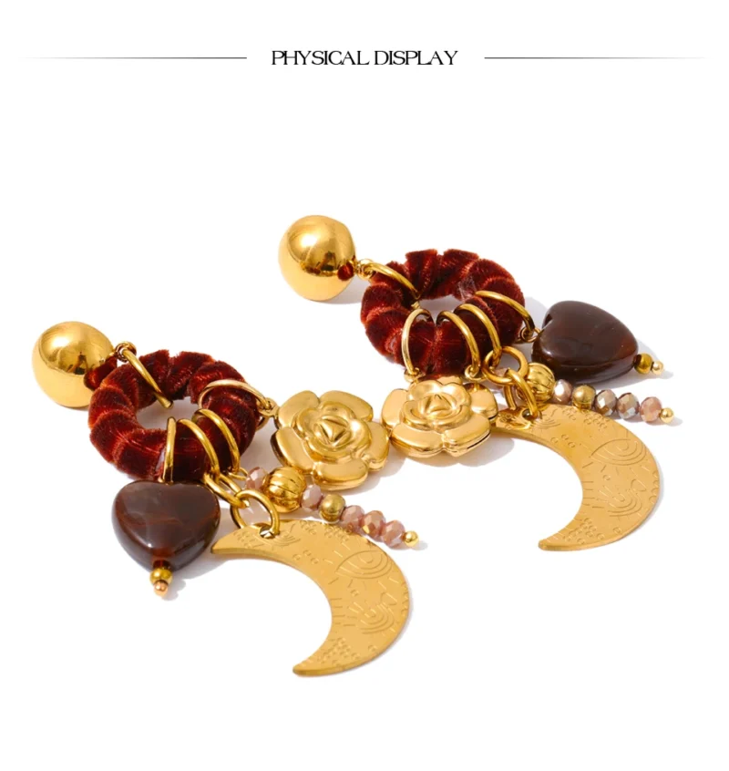 Moonlit Rose Earrings - Image 7
