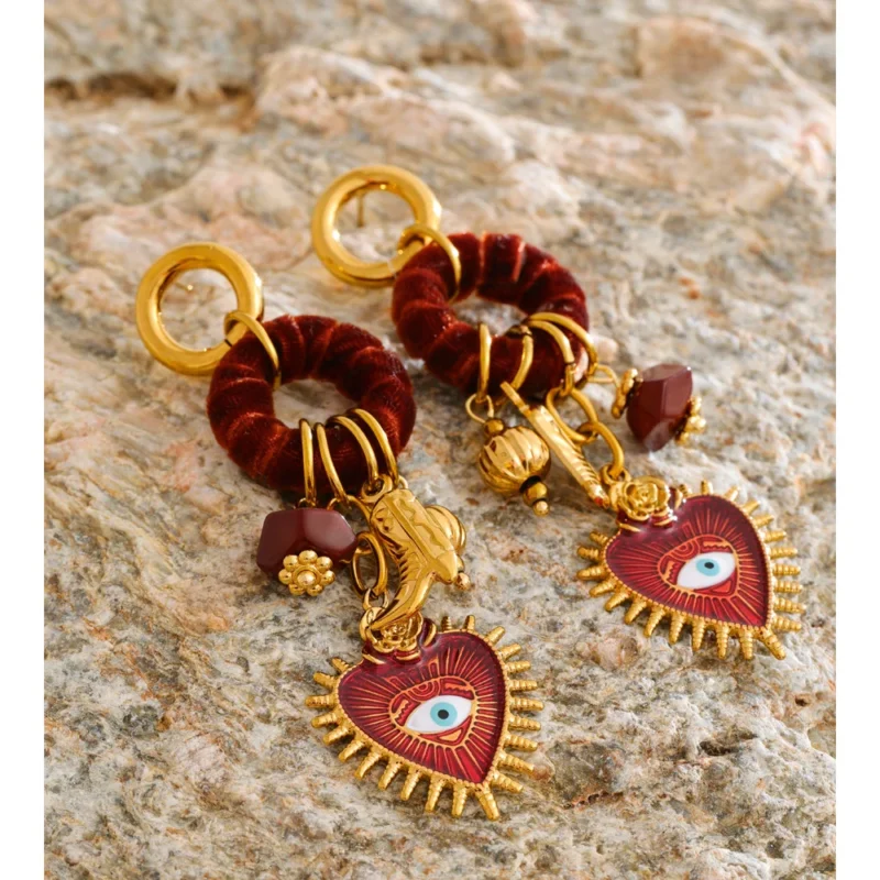 Velvet Tudor Earrings - Image 3