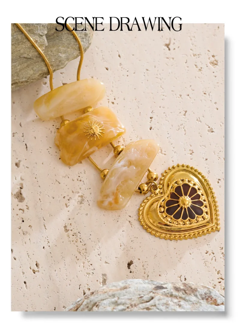 Hearts and Stones Necklace - Image 8