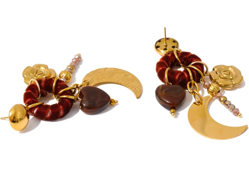 Moonlit Rose Earrings - Image 6