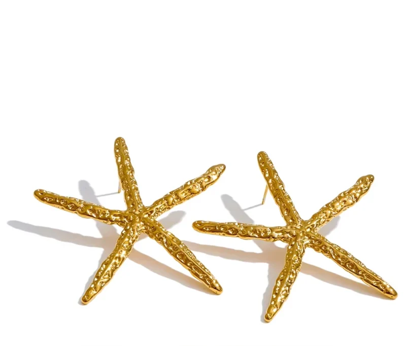 Gilded Sea Star Earrings
