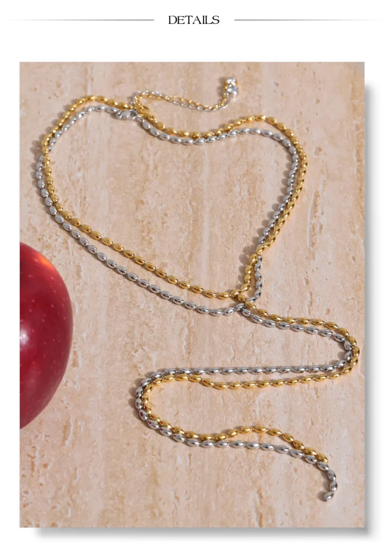 Sirens Golden Pearl Necklace - Image 8