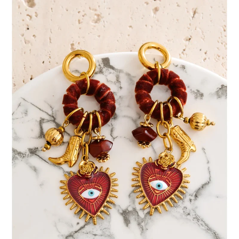 Velvet Tudor Earrings - Image 5