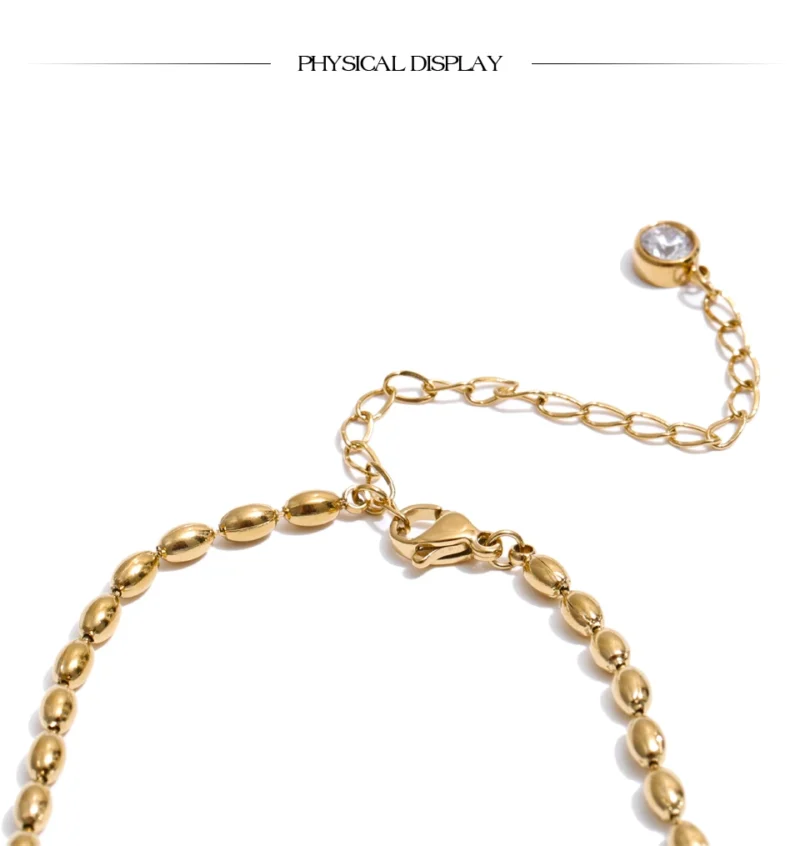 Sirens Golden Pearl Necklace - Image 7