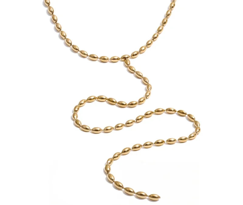 Sirens Golden Pearl Necklace