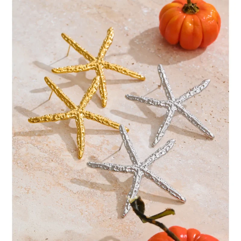 Gilded Sea Star Earrings - Image 6