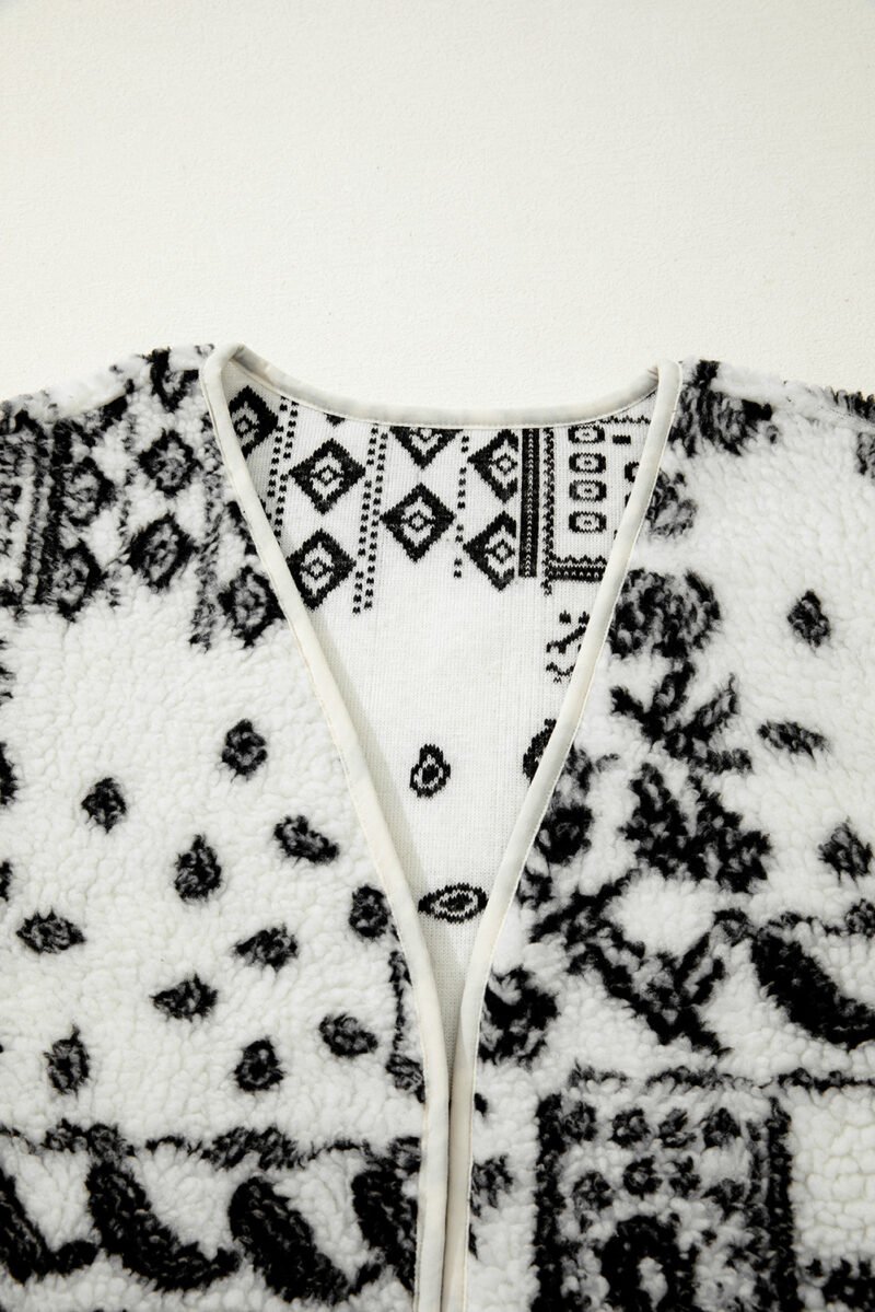 Sienna Sherpa Vest Jacket - Image 5
