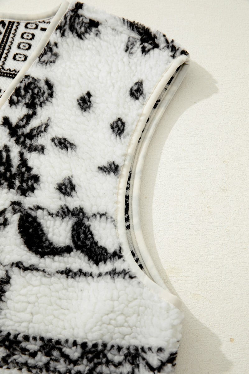 Sienna Sherpa Vest Jacket - Image 6