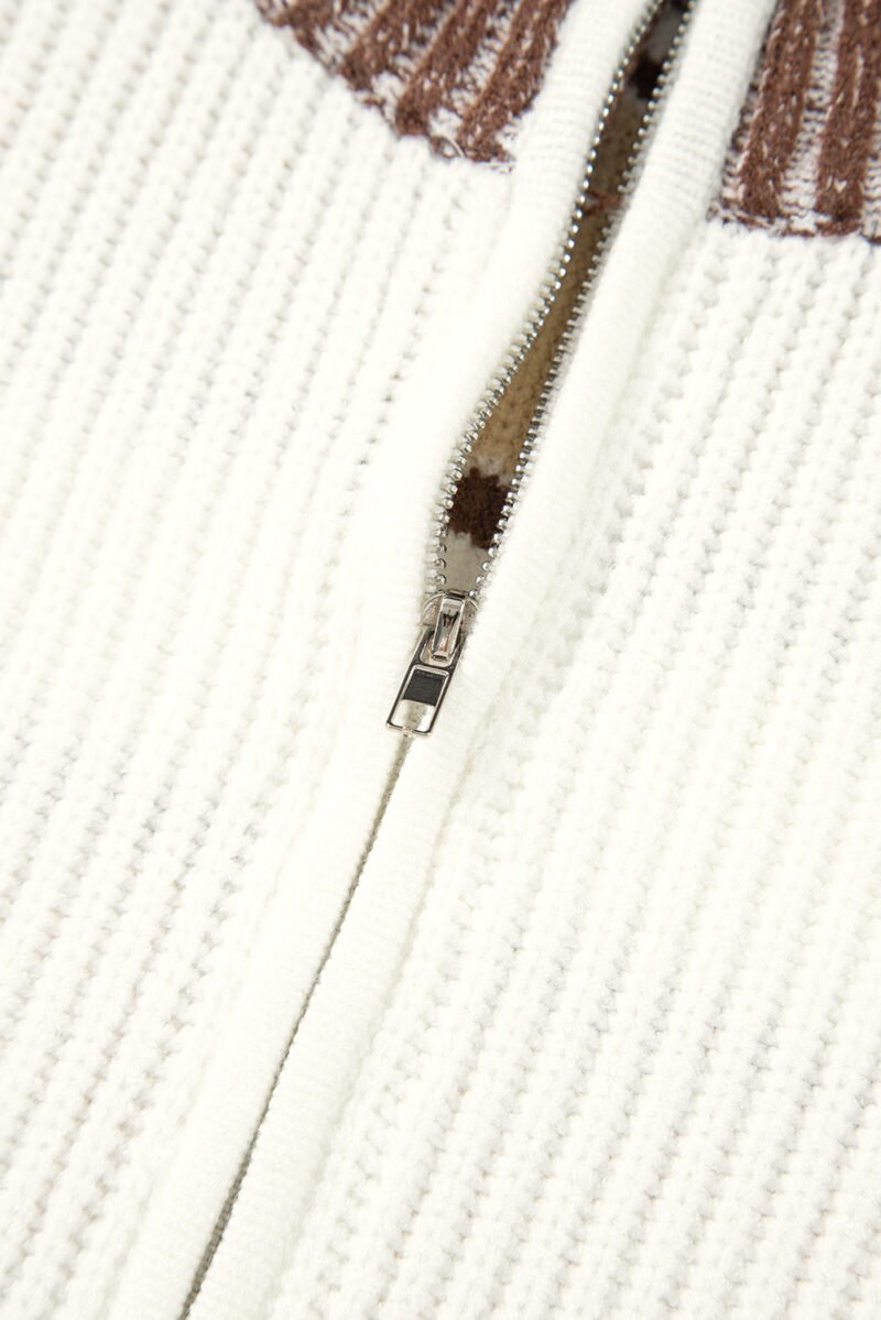 Half Zip Drop Shoulder Sweater - Image 9