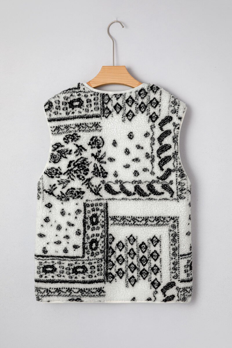 Sienna Sherpa Vest Jacket - Image 4