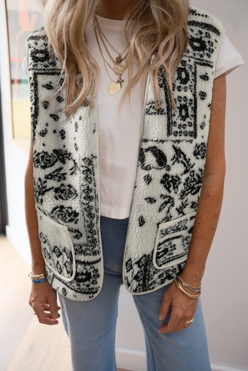 Sienna Sherpa Vest Jacket