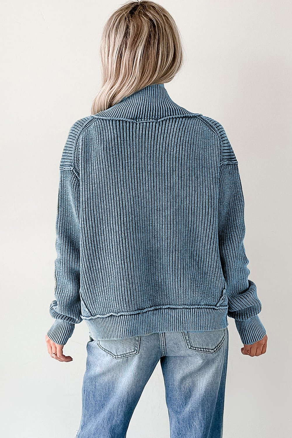 Evergreen Mineral Wash Cardigan - Image 2