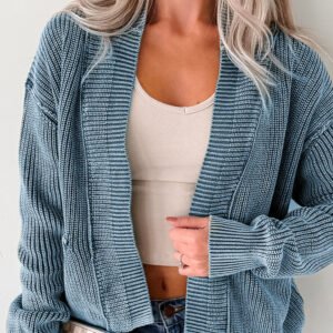Evergreen Mineral Wash Cardigan