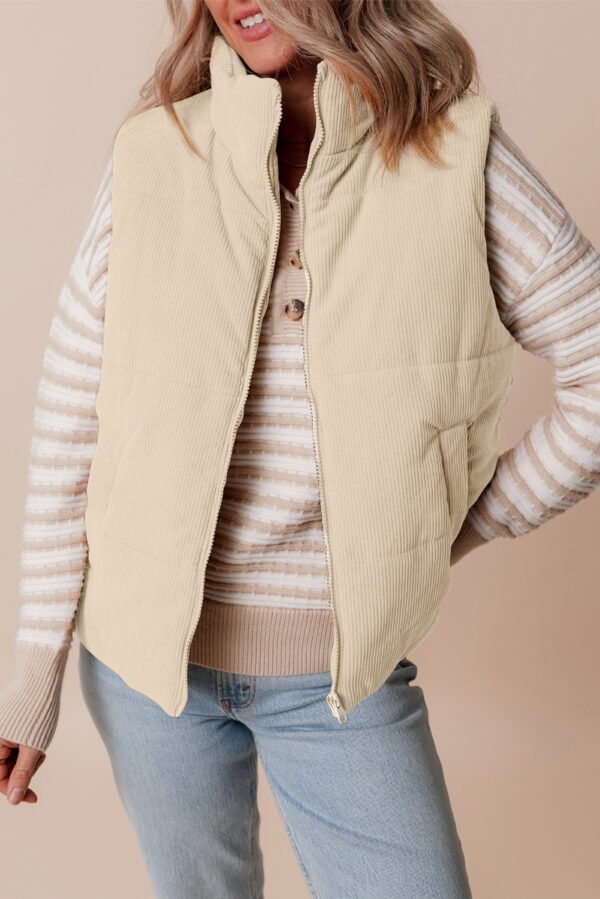 Corduroy Puffer Vest