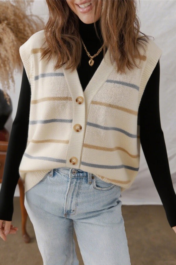 Faded Bouquet Sweater Vest