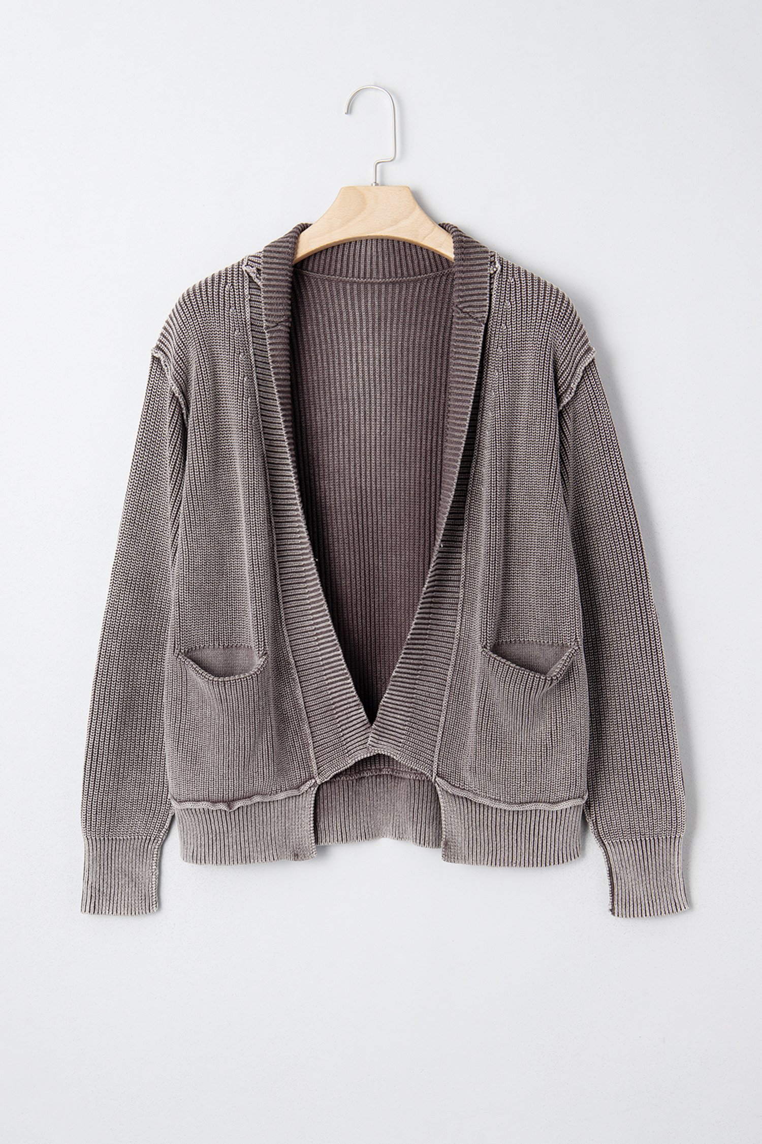 Evergreen Mineral Wash Cardigan - Image 14