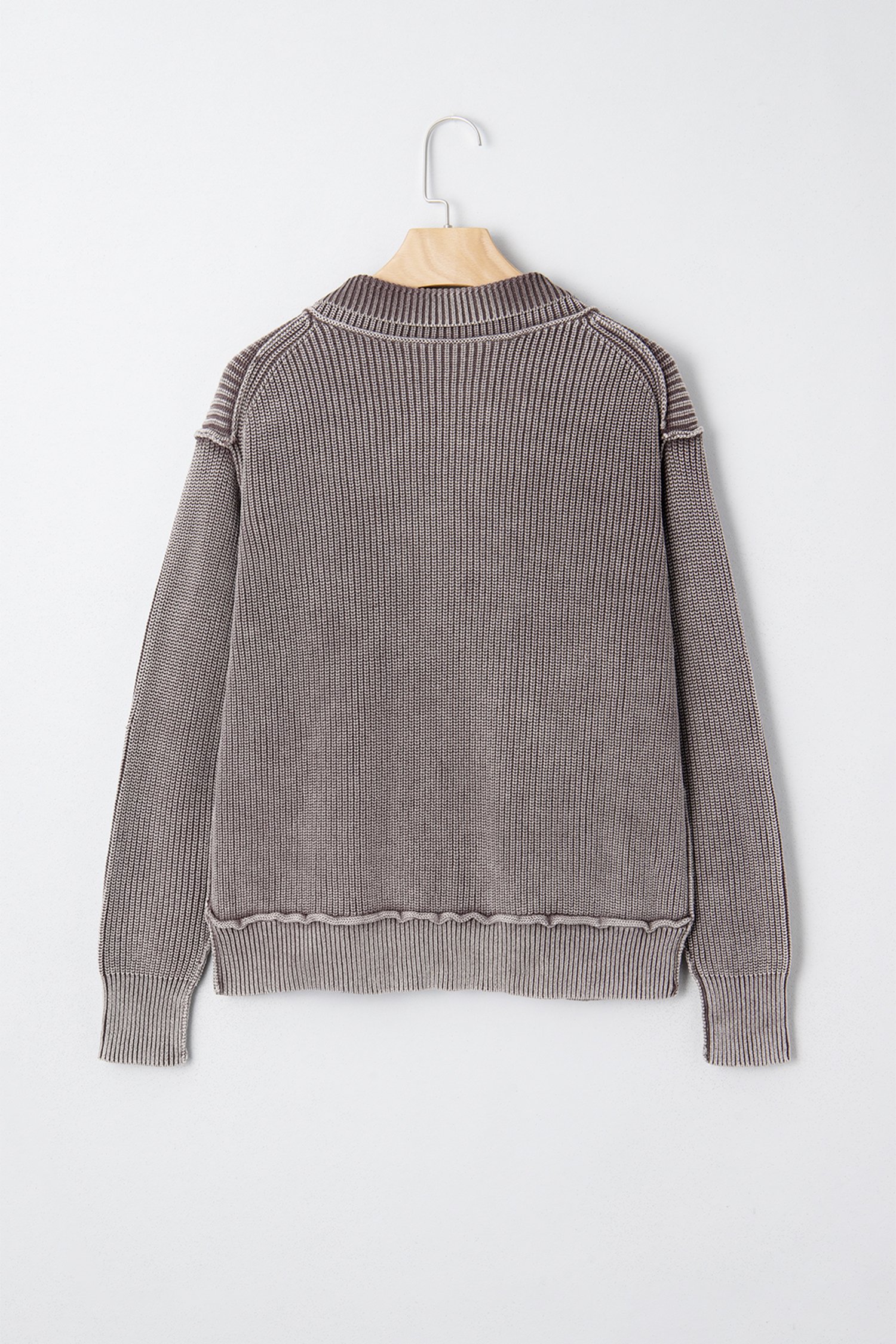 Evergreen Mineral Wash Cardigan - Image 15