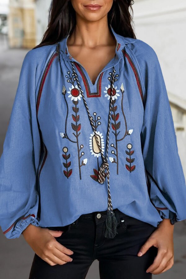 Sagebrush Spell Peasant Blouse